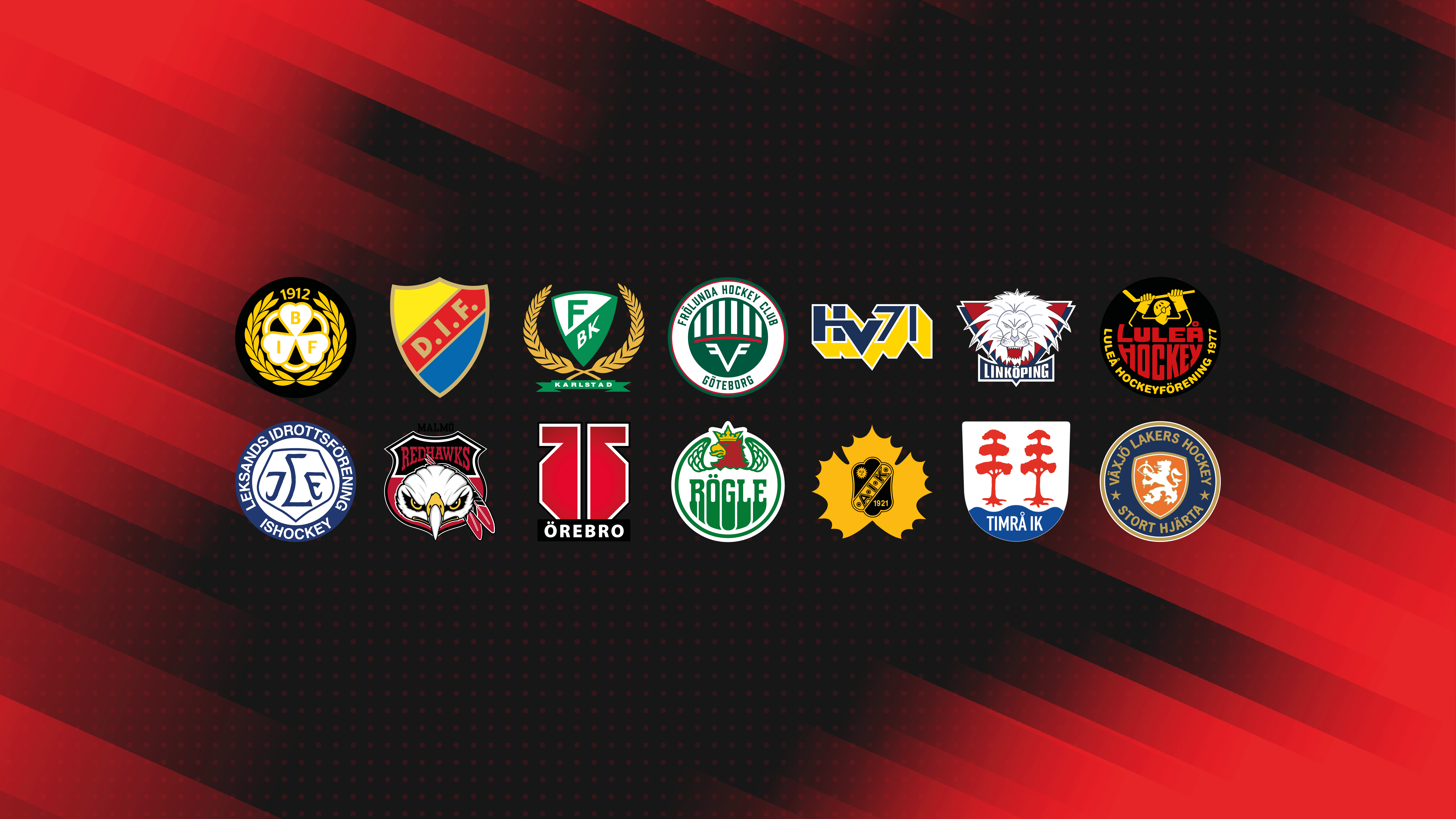 14 hockeyklubbars loggor